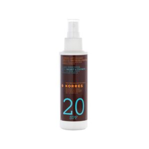 Korres Sun Body SPF20 Spray Clear Walnut-Coconut 150ml