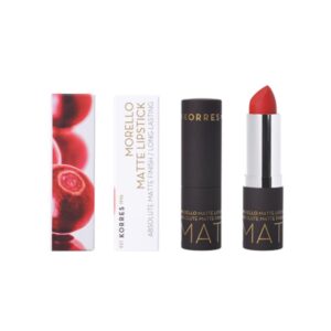 Korres Morello Lipstick Matte 54 Classic Red - Διαχρονικό Κοκκίνο