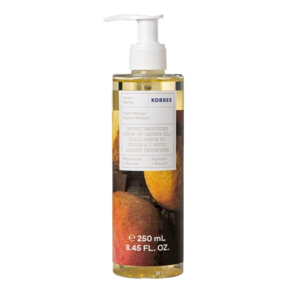 Korres Instant Smoothing Serum In Shower Oil Guava Mango 250ml