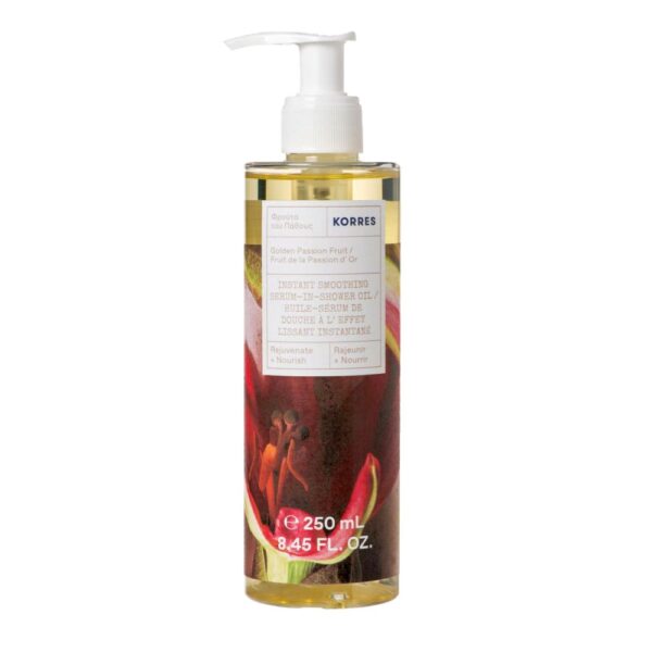 Korres Instant Smoothing Serum In Shower Oil Golden Passion Fruit 250ml