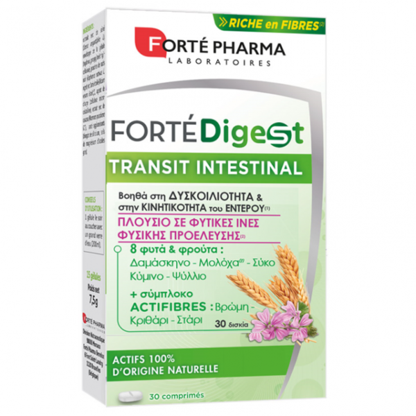 Forte Pharma Forte Digest Transit Intestinal 30 κάψουλες