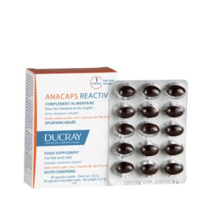 Ducray Promo Anacaps Reactiv Συμπλήρωμα Διατροφής για την αντιδραστική τριχόπτωση 30caps -15%