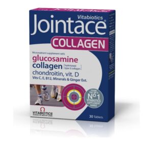 Vitabiotics Jointace Collagen, Γλυκοσαμίνη, Χονδροϊτίνη, Κολλαγόνο και Vit D3 30Tabs