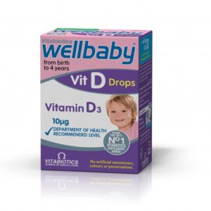 Vitabiotics Wellbaby Vit D drops Vitamin D3 10mg 30ml