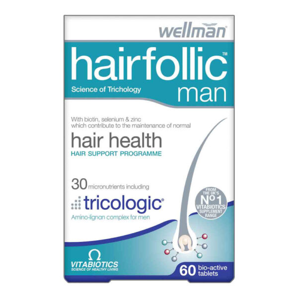 Vitabiotics WellMan Hairfollic Man Tricologic 60tabs
