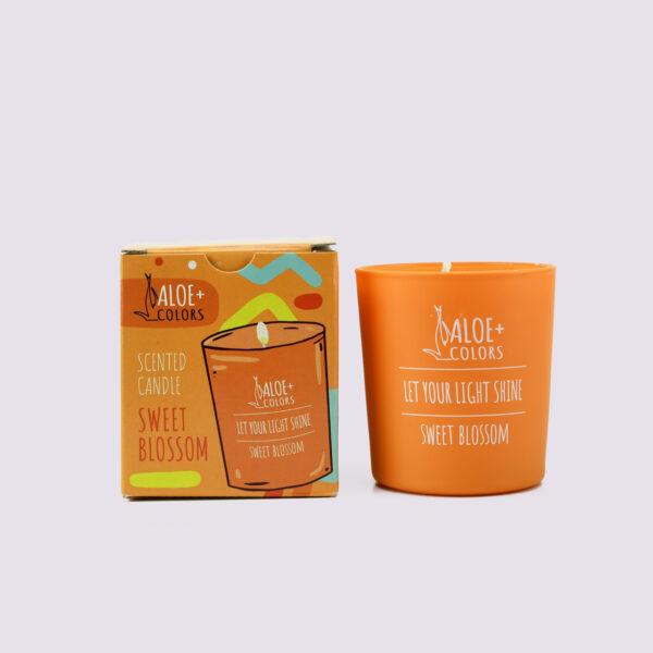 Aloe+Colors Scented Soy Candle Sweet Blossom