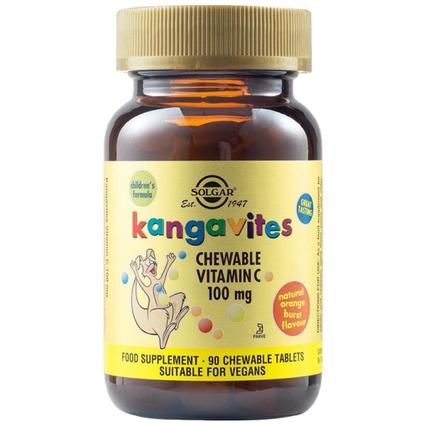 Solgar Vitamin C 100Mg Kangavites Chewing 90 Tabs