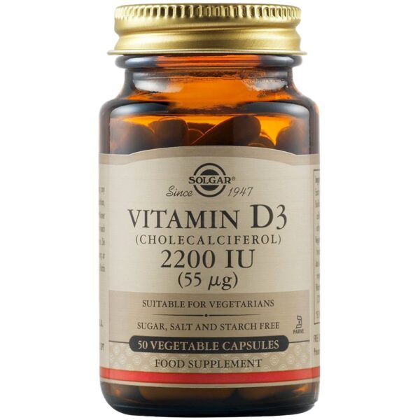 Solgar Vitamin D3 2200Iu 50Caps