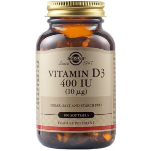 Solgar Vitamin D3 400Iu Softgels 100S