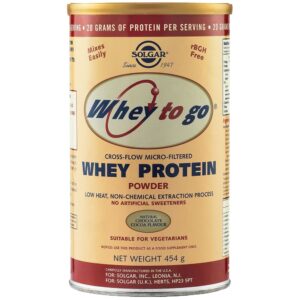 Solgar Whey To Go Protein Chocolate Powder 454gr