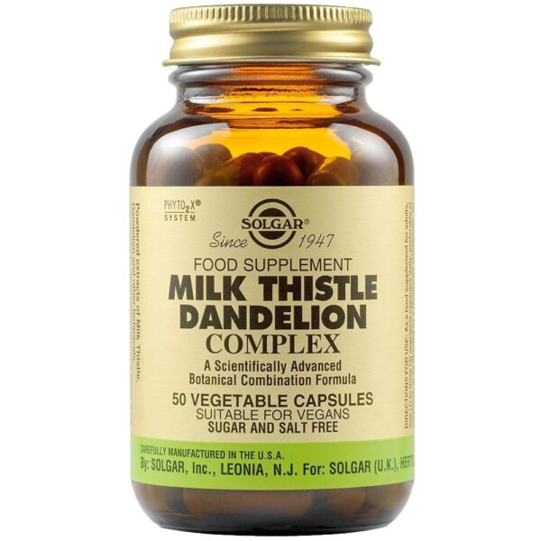 Solgar Milk Thistle-Dandelion Complex Sfp 50Caps