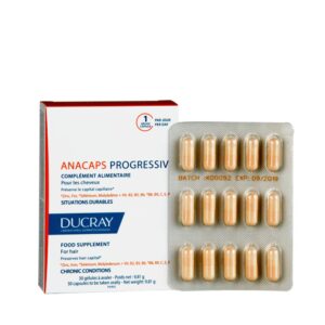 Ducray Promo Anacaps Progressiv Συμπλήρωμα Διατροφής για την προοδευτική τριχόπτωση 2x30caps -20%
