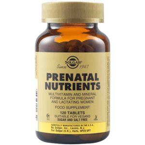 Solgar Prenatal Nutrients 120 Tabs