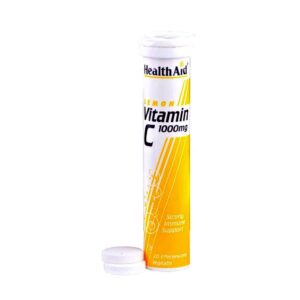 Health Aid Vitamin C 1000Mg Lemon 20 Effervescent Tabs