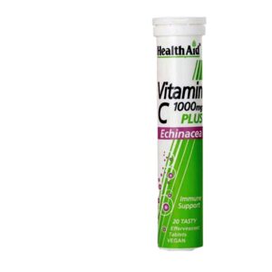 Health Aid Vitamin C 1000Mg + Echinacea Lemon 20 Effervescent Tabs